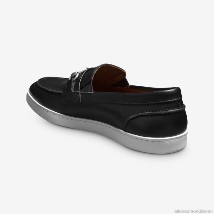 Allen Edmonds Schuhe D66B205 | Allen Edmonds Randolph Bit Slip-On-Sneaker schwarzes Leder Männer