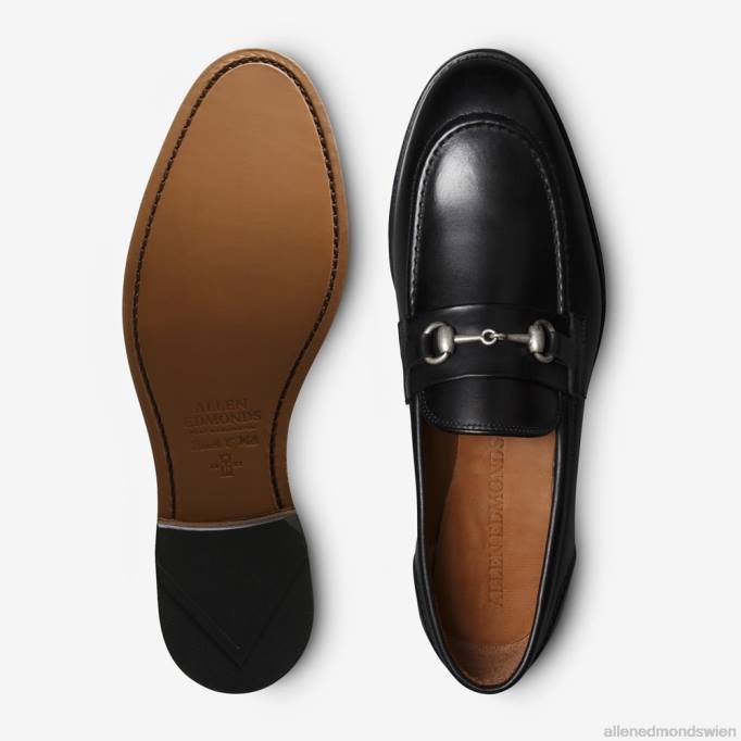 Allen Edmonds Schuhe D66B7 | Allen Edmonds Randolph Bit Loafer schwarzes Leder Männer