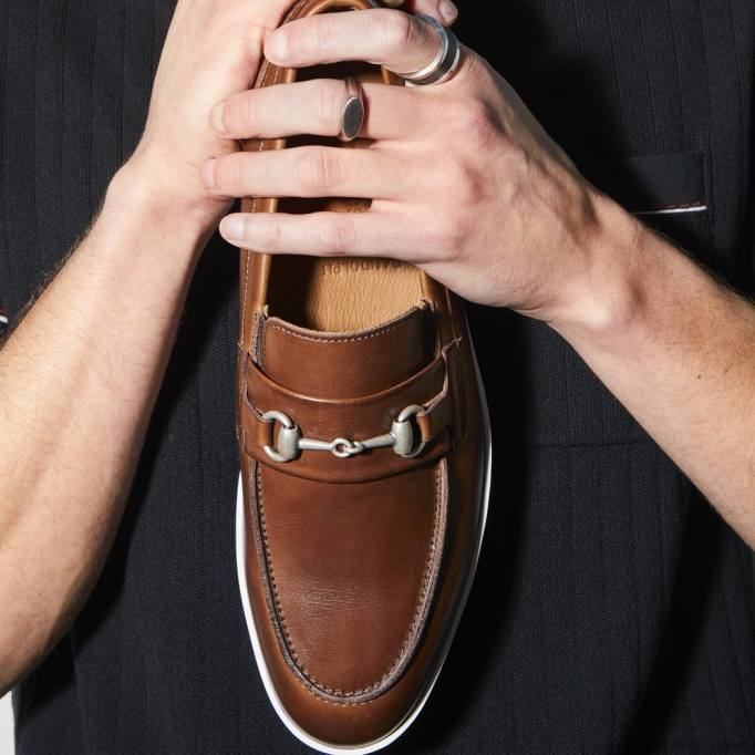 Allen Edmonds Schuhe D66B8 | Allen Edmonds Randolph Bit Slip-On-Sneaker Mahagonileder Männer