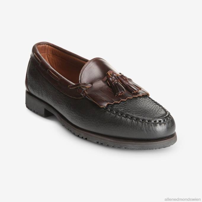 Allen Edmonds Schuhe D66B440 | Allen Edmonds Nashua-Loafer mit Quasten schwarz/braun Männer