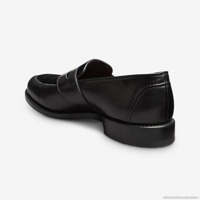 Allen Edmonds Schuhe D66B17 | Allen Edmonds Randolph Penny Loafer schwarzer Samt Männer