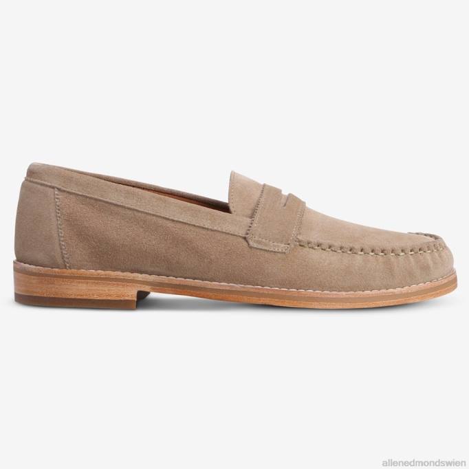 Allen Edmonds Schuhe D66B349 | Allen Edmonds Dylan Pennyloafer Knochenwildleder Männer
