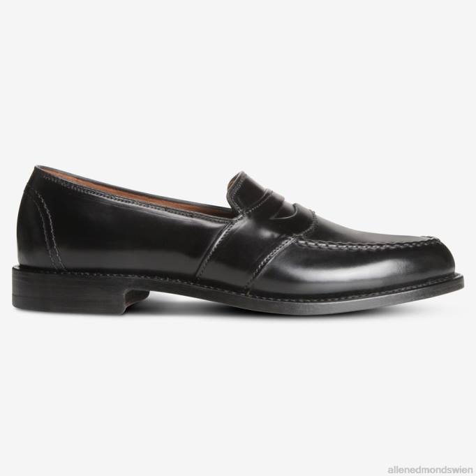 Allen Edmonds Schuhe D66B34 | Allen Edmonds Randolph Shell Cordovan Pennyloafer schwarzer Cordovan Männer