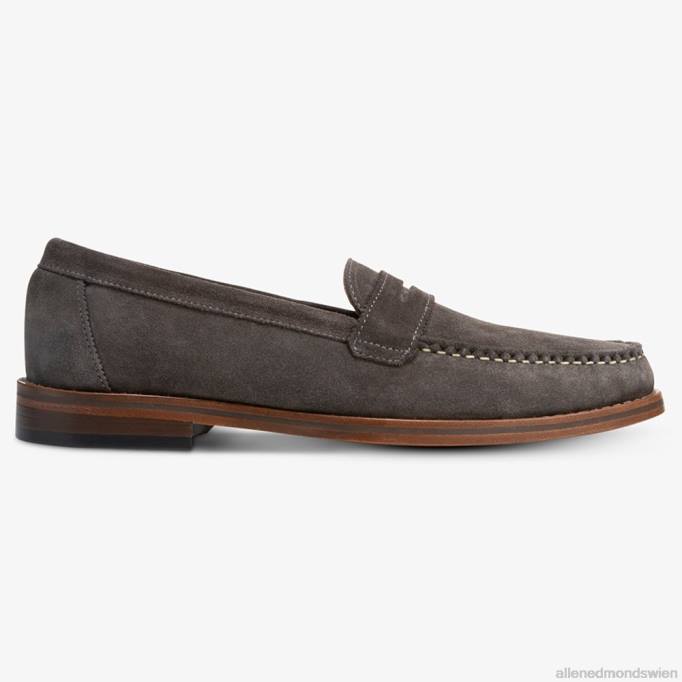 Allen Edmonds Schuhe D66B351 | Allen Edmonds Dylan Pennyloafer graues Wildleder Männer