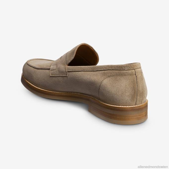 Allen Edmonds Schuhe D66B382 | Allen Edmonds Newton Pennyloafer Taupefarbenes Wildleder Männer