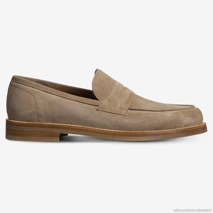 Allen Edmonds Schuhe D66B382 | Allen Edmonds Newton Pennyloafer Taupefarbenes Wildleder Männer