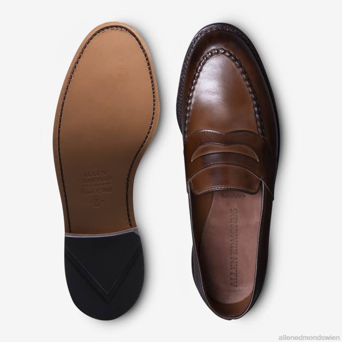 Allen Edmonds Schuhe D66B3 | Allen Edmonds Randolph Penny Loafer Kaffeebraun Männer