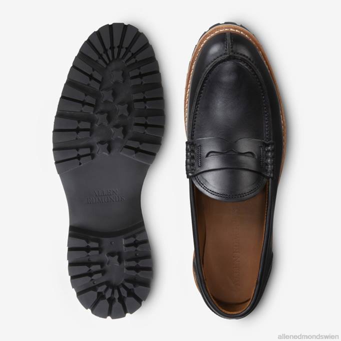 Allen Edmonds Schuhe D66B86 | Allen Edmonds Pennyloafer mit Freeport-Signatur schwarzes Leder Männer