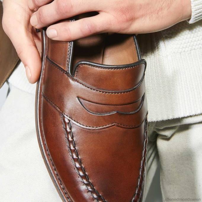 Allen Edmonds Schuhe D66B90 | Allen Edmonds Randolph Penny Loafer dunkles Chili Männer