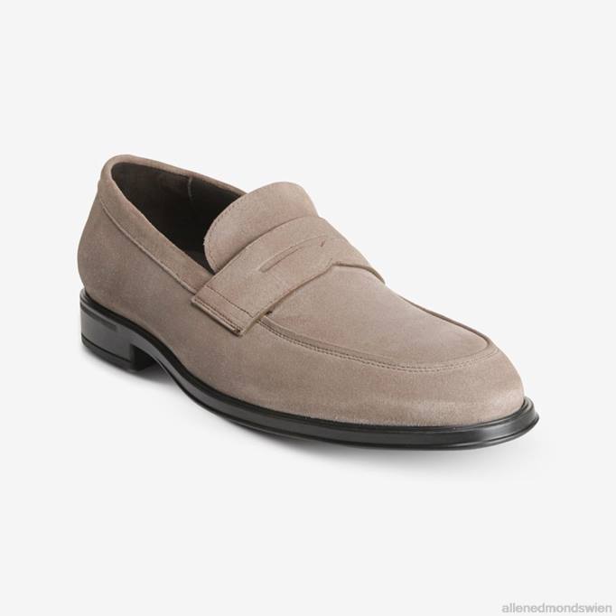 Allen Edmonds Schuhe D66B99 | Allen Edmonds Salerno-Pennyloafer aus Wildleder grau Männer