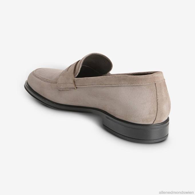 Allen Edmonds Schuhe D66B99 | Allen Edmonds Salerno-Pennyloafer aus Wildleder grau Männer