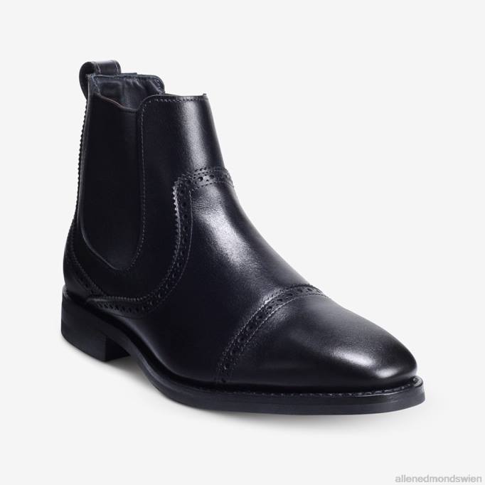 Allen Edmonds Schuhe D66B138 | Allen Edmonds Lombardischer Chelsea-Stiefel Schwarz Männer