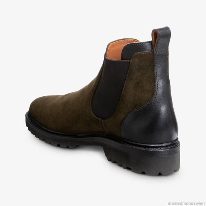 Allen Edmonds Schuhe D66B413 | Allen Edmonds Discovery Chelsea Boot Jagdgrün Männer