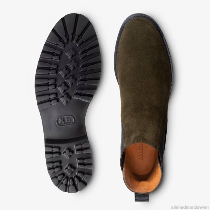 Allen Edmonds Schuhe D66B413 | Allen Edmonds Discovery Chelsea Boot Jagdgrün Männer