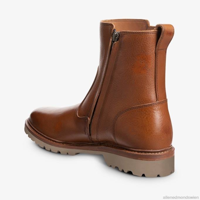 Allen Edmonds Schuhe D66B427 | Allen Edmonds Discovery Motorradstiefel Cognac Männer