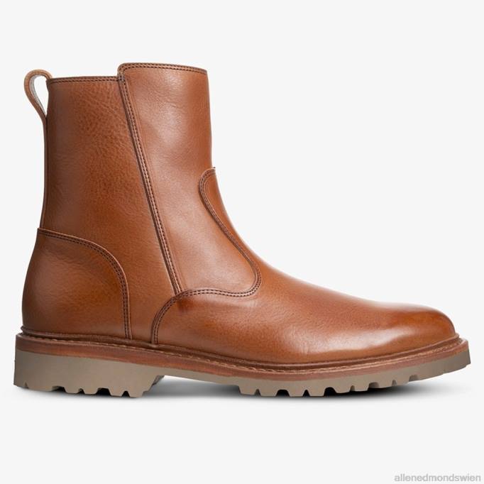 Allen Edmonds Schuhe D66B427 | Allen Edmonds Discovery Motorradstiefel Cognac Männer