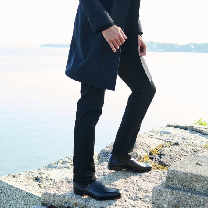 Allen Edmonds Schuhe D66B465 | Allen Edmonds Liverpool Chelsea-Stiefel Schwarz Männer