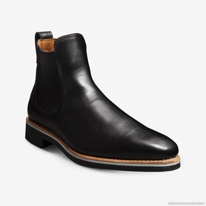 Allen Edmonds Schuhe D66B50 | Allen Edmonds Chelsea-Stiefel mit Liverpool-Signatur schwarzes Leder Männer