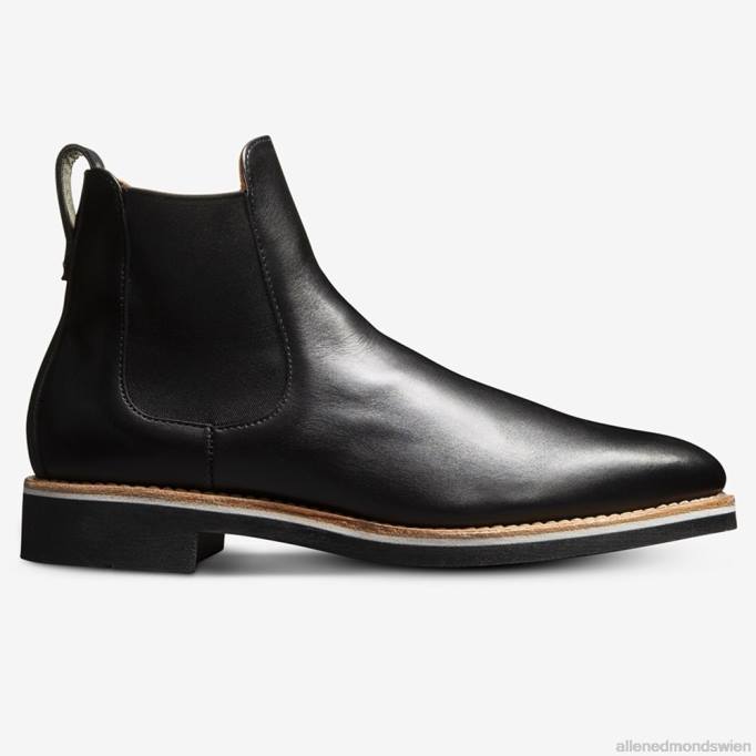 Allen Edmonds Schuhe D66B50 | Allen Edmonds Chelsea-Stiefel mit Liverpool-Signatur schwarzes Leder Männer