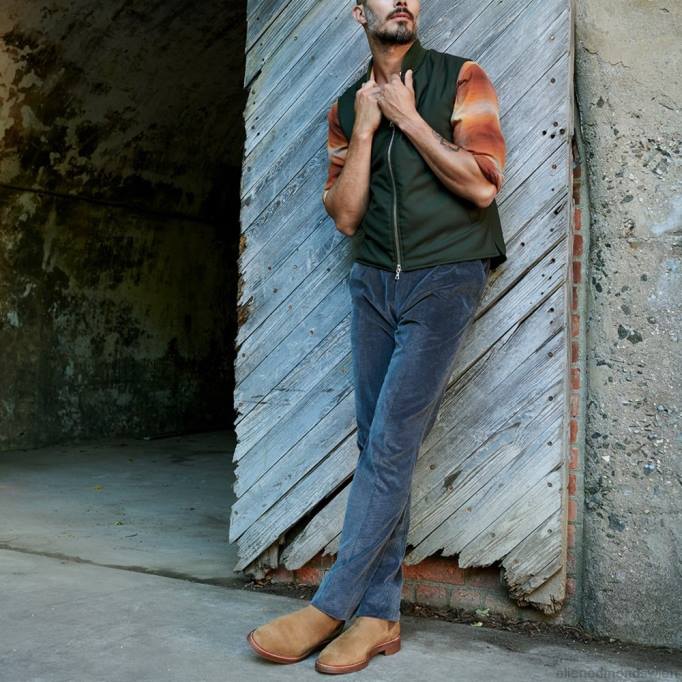 Allen Edmonds Schuhe D66B62 | Allen Edmonds Denali Chelsea-Stiefel braunes Wildleder Männer