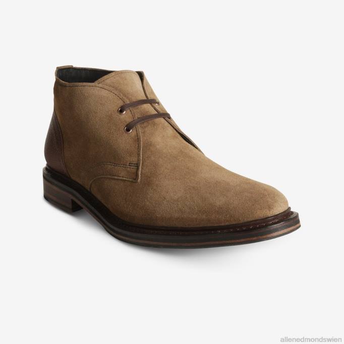 Allen Edmonds Schuhe D66B150 | Allen Edmonds Cyrus Chukka-Stiefel hellbraunes Wildleder Männer