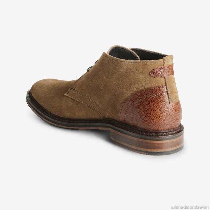 Allen Edmonds Schuhe D66B150 | Allen Edmonds Cyrus Chukka-Stiefel hellbraunes Wildleder Männer