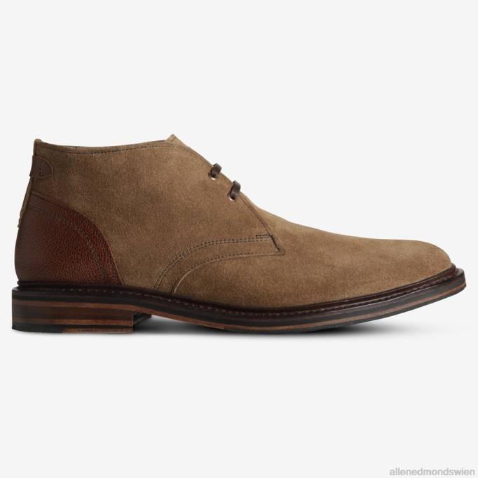 Allen Edmonds Schuhe D66B150 | Allen Edmonds Cyrus Chukka-Stiefel hellbraunes Wildleder Männer
