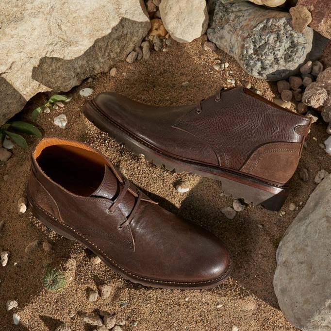 Allen Edmonds Schuhe D66B346 | Allen Edmonds Discovery Chukka-Stiefel braun Männer