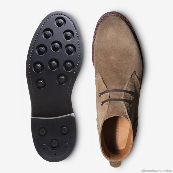 Allen Edmonds Schuhe D66B380 | Allen Edmonds Chukka-Stiefel von Chandler braunes Wildleder Männer