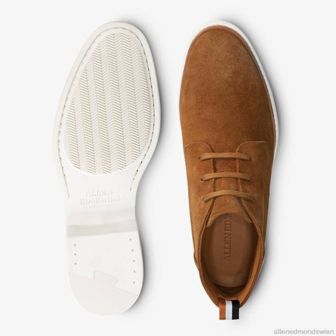 Allen Edmonds Schuhe D66B430 | Allen Edmonds Wilder Wildleder-Chukka Eichel hellbraun Männer