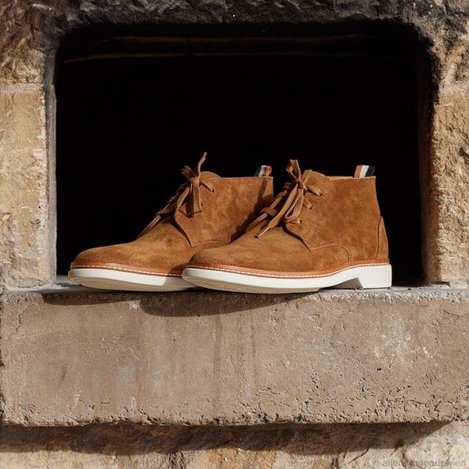 Allen Edmonds Schuhe D66B430 | Allen Edmonds Wilder Wildleder-Chukka Eichel hellbraun Männer