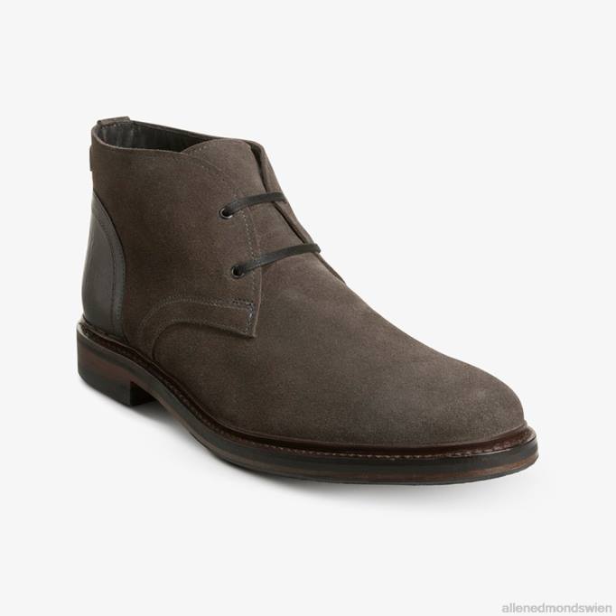 Allen Edmonds Schuhe D66B492 | Allen Edmonds Cyrus Chukka-Stiefel graues Wildleder Männer