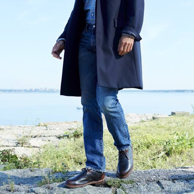 Allen Edmonds Schuhe D66B69 | Allen Edmonds Chukka-Stiefel von Chandler antikes Hickory Männer