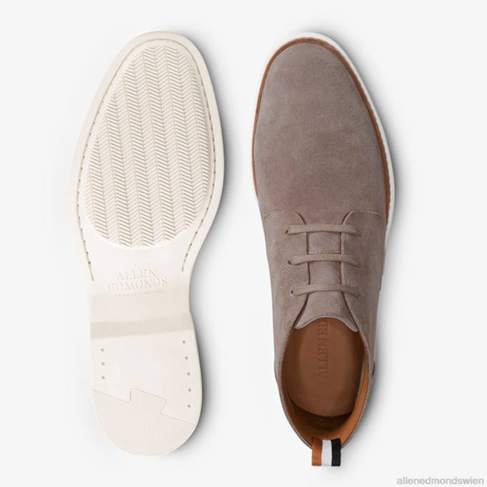 Allen Edmonds Schuhe D66B96 | Allen Edmonds Wilder Wildleder-Chukka Zinngrau Männer