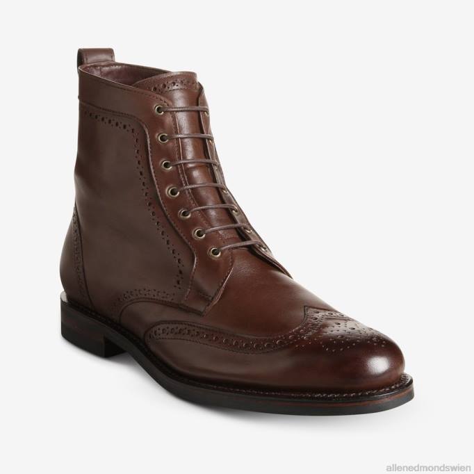 Allen Edmonds Schuhe D66B134 | Allen Edmonds Wetterfester Dalton-Anzugstiefel mit Dainite-Gummisohle braun Männer