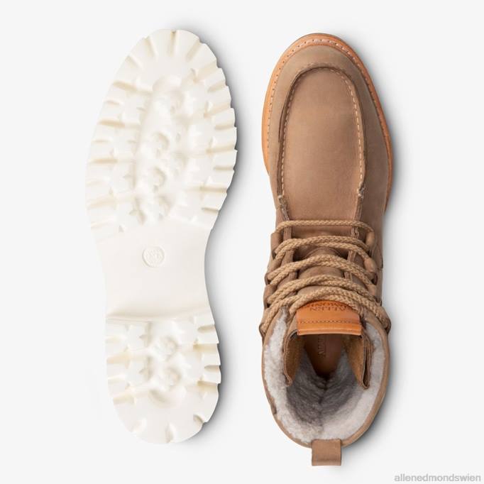 Allen Edmonds Schuhe D66B119 | Allen Edmonds Silverlake-Wildleder-Loggerstiefel bräunen Männer