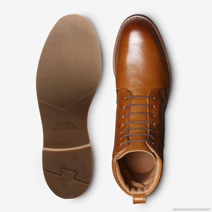 Allen Edmonds Schuhe D66B151 | Allen Edmonds Denali-Stiefel cognacfarbenes Leder Männer