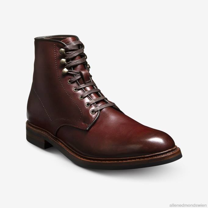 Allen Edmonds Schuhe D66B25 | Allen Edmonds Higgins Mill wetterfester Stiefel Chili-Chromexcel-Leder Männer