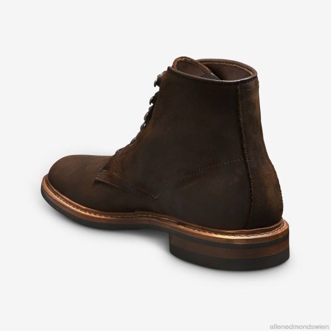 Allen Edmonds Schuhe D66B280 | Allen Edmonds Higgins Mill wetterfester Stiefel braunes gewachstes Wildleder Männer