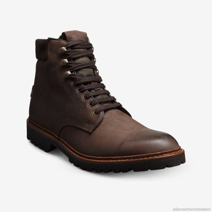 Allen Edmonds Schuhe D66B76 | Allen Edmonds Higgins Mill Barbour Stiefel braun Männer
