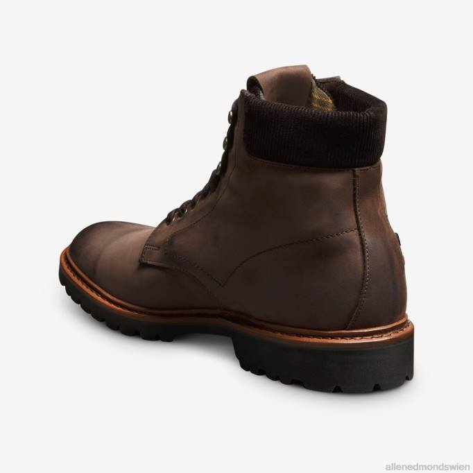 Allen Edmonds Schuhe D66B76 | Allen Edmonds Higgins Mill Barbour Stiefel braun Männer