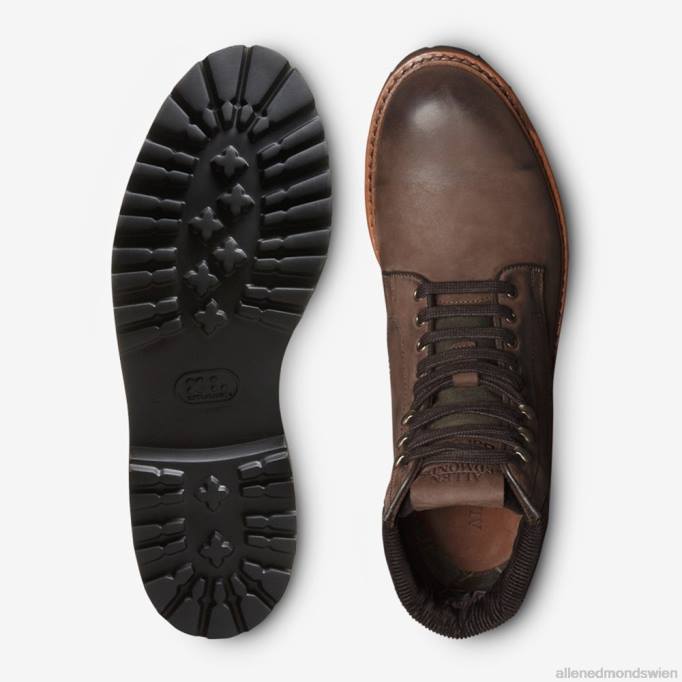 Allen Edmonds Schuhe D66B76 | Allen Edmonds Higgins Mill Barbour Stiefel braun Männer