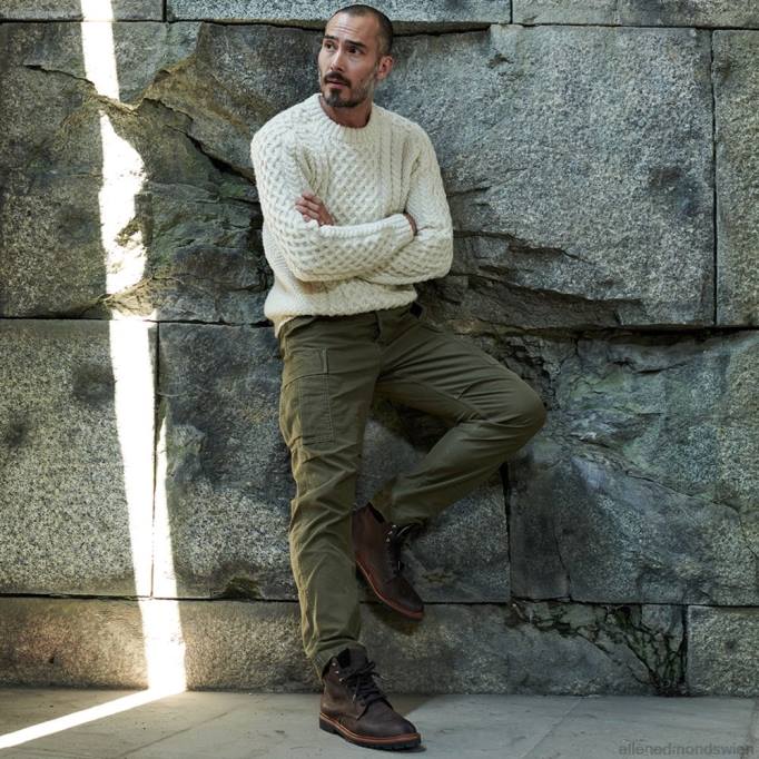 Allen Edmonds Schuhe D66B76 | Allen Edmonds Higgins Mill Barbour Stiefel braun Männer