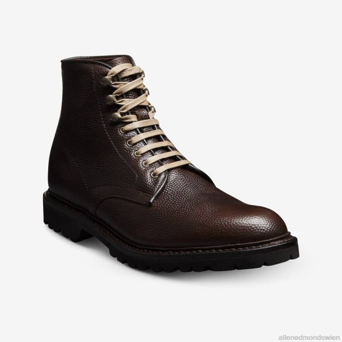 Allen Edmonds Schuhe D66B89 | Allen Edmonds Higgins Mill Fußball-Grain-Stiefel braun Männer