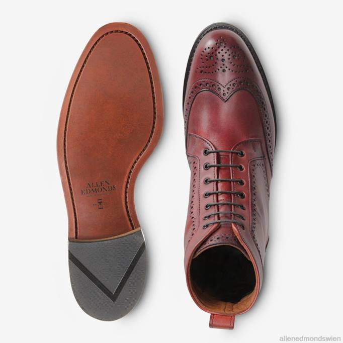Allen Edmonds Schuhe D66B106 | Allen Edmonds Dalton Wingtip-Stiefel Ochsenblut Männer