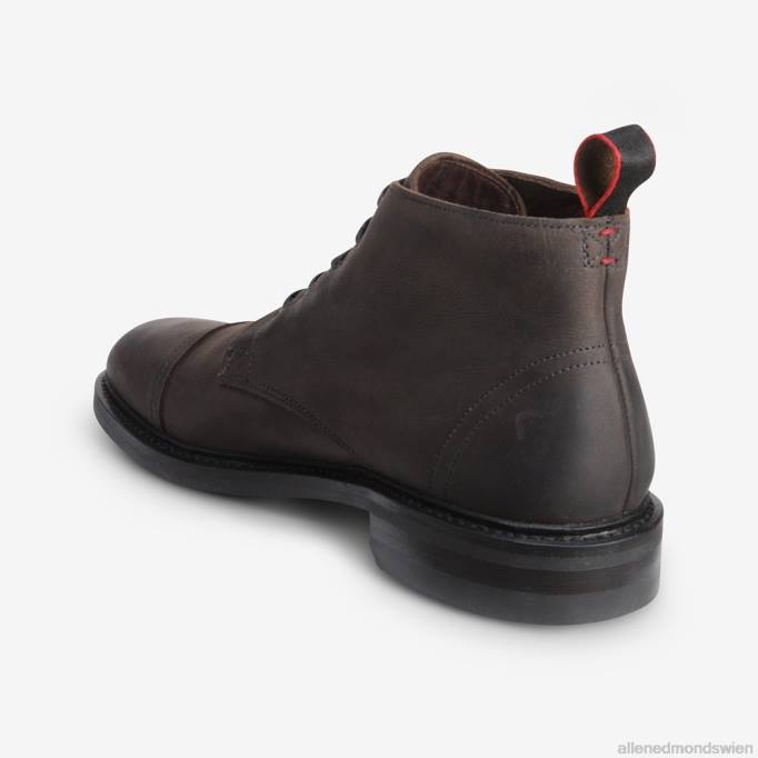 Allen Edmonds Schuhe D66B115 | Allen Edmonds Patton-Captoe-Stiefel mit Dainite-Gummisohle grau Männer