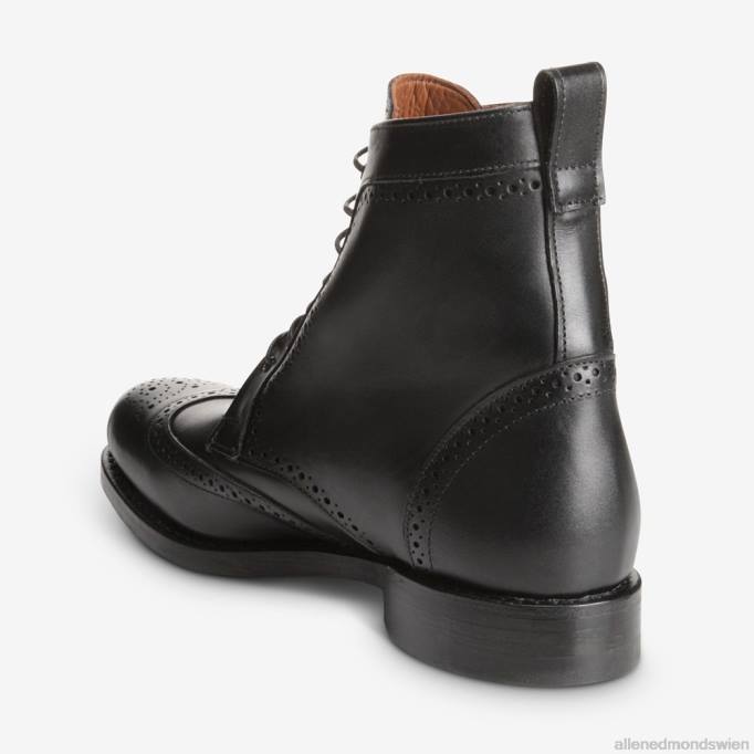 Allen Edmonds Schuhe D66B116 | Allen Edmonds Dalton Wingtip-Stiefel mit Dainite-Gummisohle Schwarz Männer