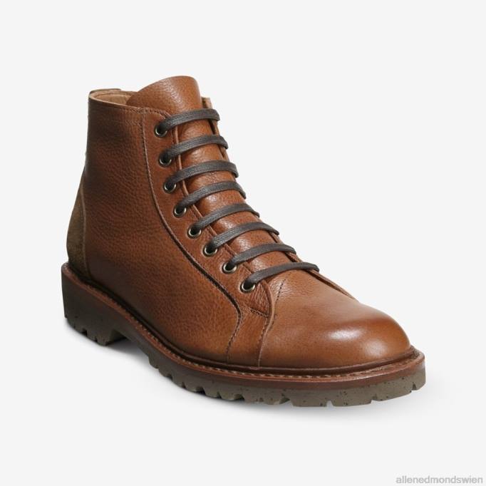 Allen Edmonds Schuhe D66B123 | Allen Edmonds Discovery-Schnürstiefel Cognac Männer
