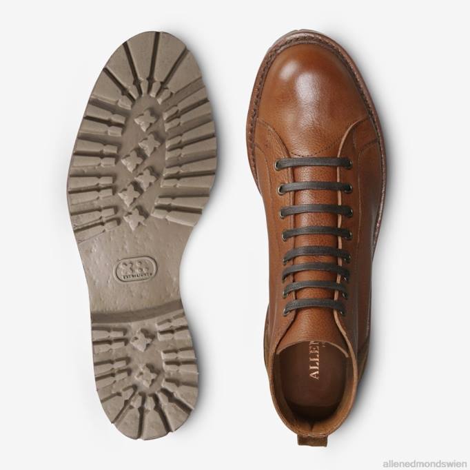 Allen Edmonds Schuhe D66B123 | Allen Edmonds Discovery-Schnürstiefel Cognac Männer