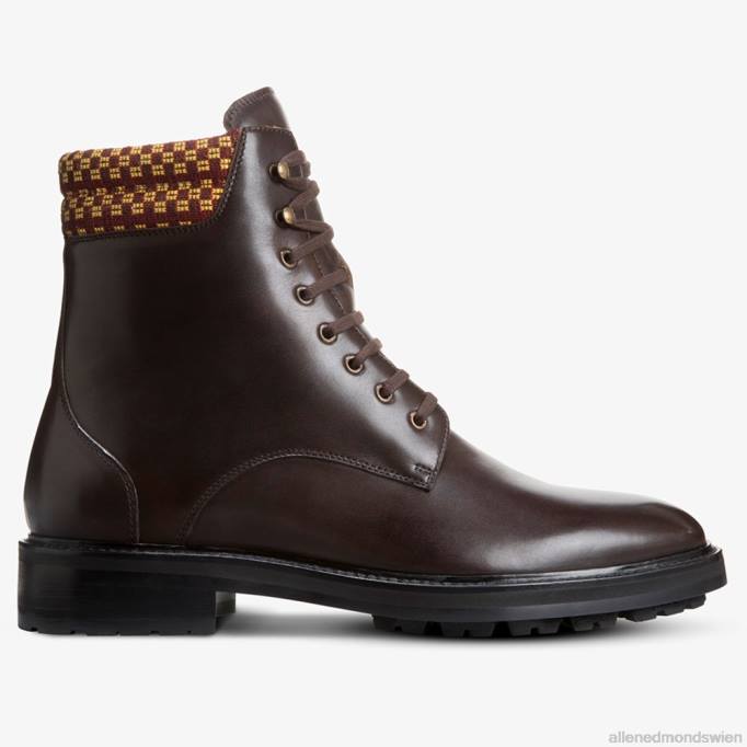 Allen Edmonds Schuhe D66B128 | Allen Edmonds Safrim-Kampfstiefel von Armando Cabral Burgund Männer
